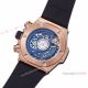 ZF Factory Hublot Unico King hub1280 Copy Watch Blue Bezel Rose Gold (6)_th.jpg